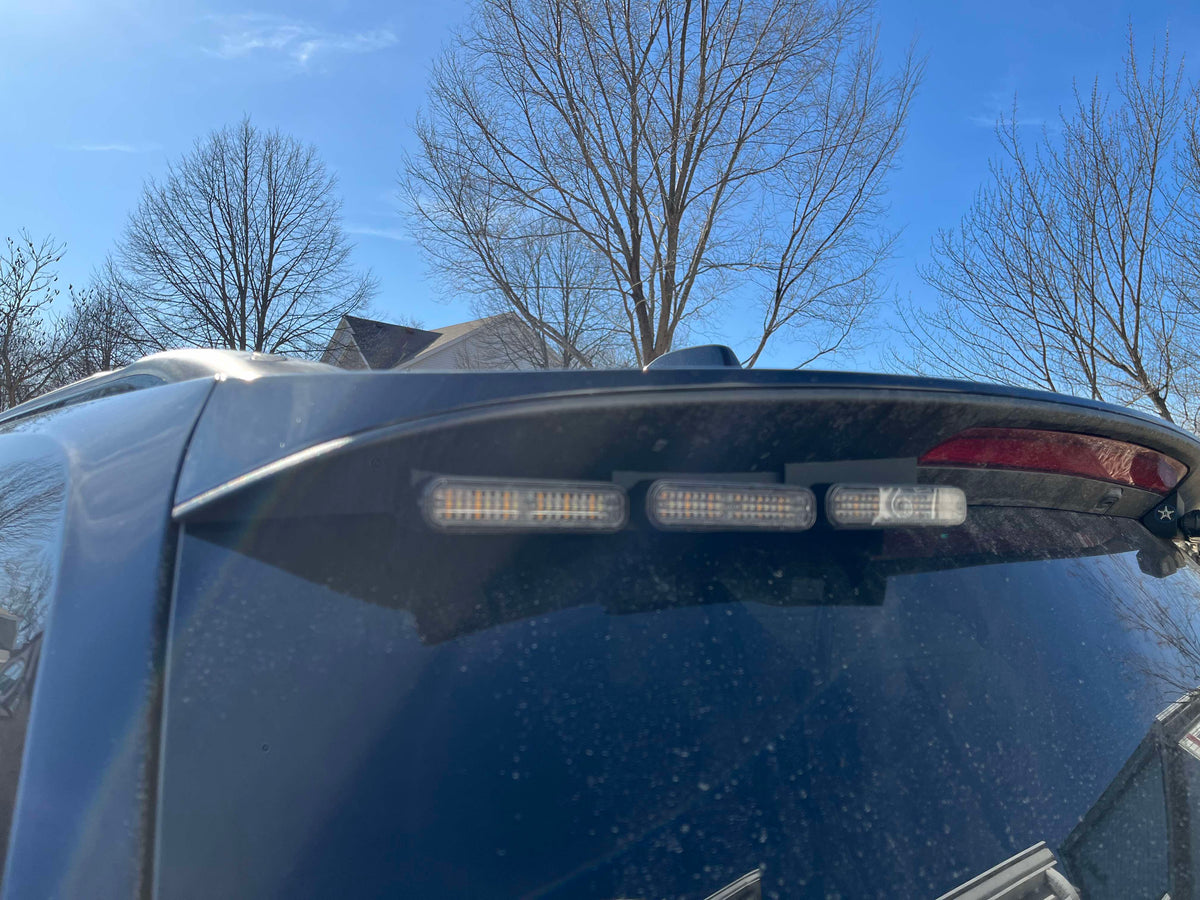Durango Raceway Spoiler 2011+ Dodge Durango Spoiler Mounting Kit – For Whelen Universal Ions ...