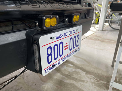 Vertical Side License Plate Mount