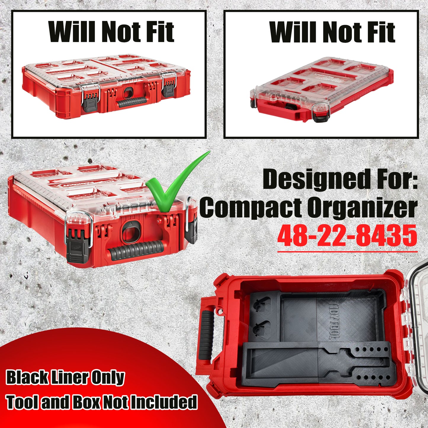 Milwaukee M12 Soldering Iron Packout Liner