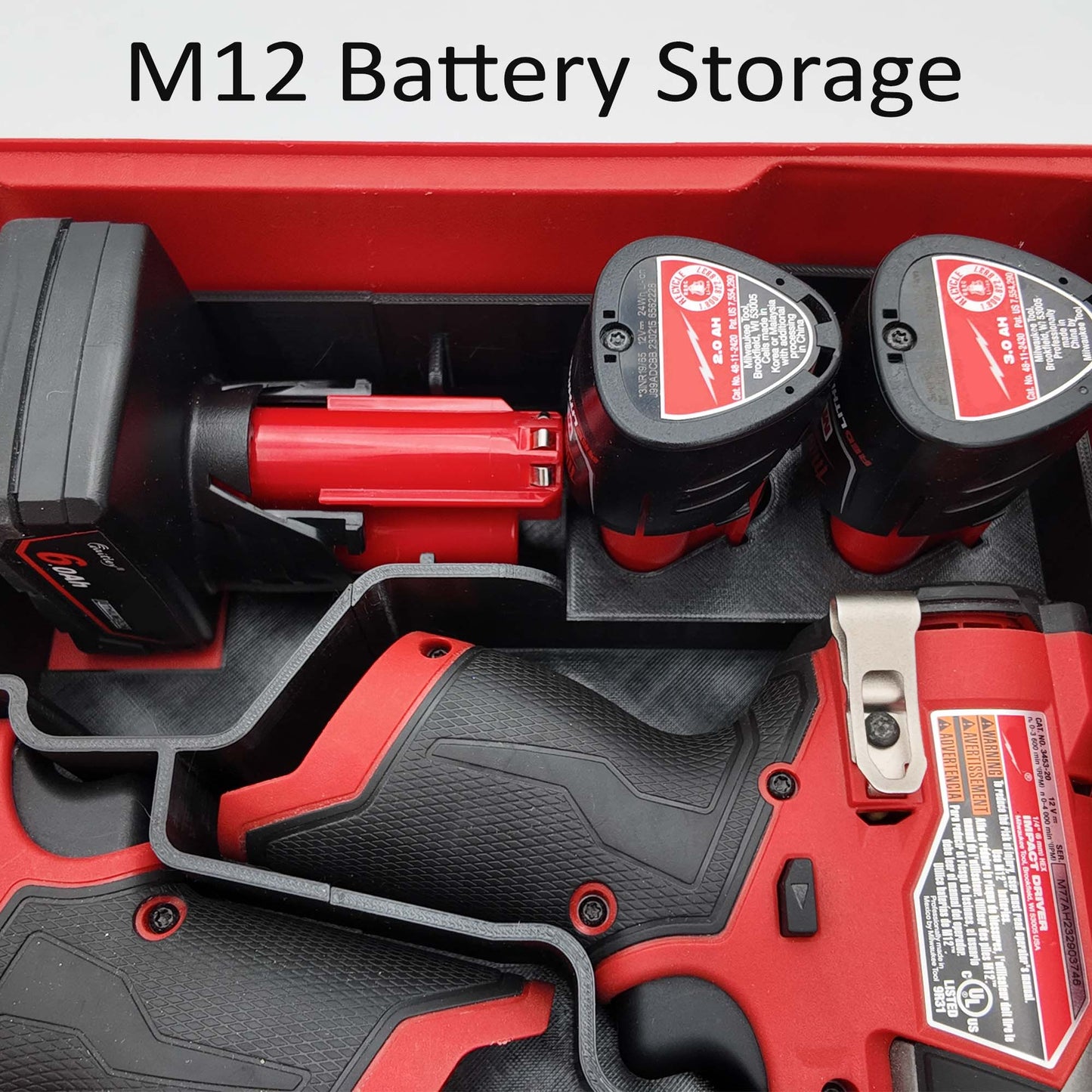 M12 Fuel Drill/driver and impact packout organizer.